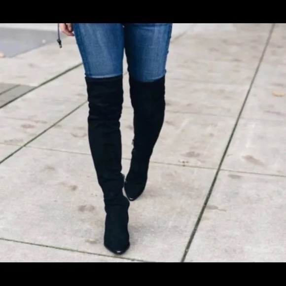 Marc Fisher Luley Over the Knee Boot. Black. Size 8.5 - Picture 2 of 5